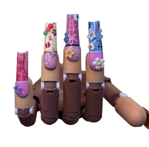 Creative Artsy Nail Creation