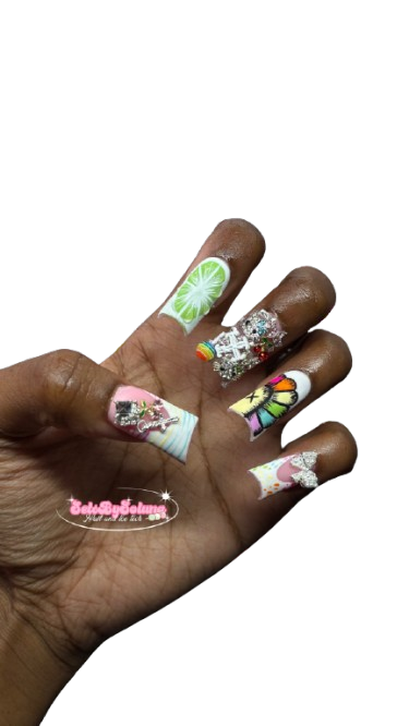 Blooming Petal Hand-Painted Set